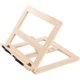 thumbnail image 1 of ZHAOCHENG Atril de bambú, soporte ajustable para libros de lectura, soporte de madera para libros, soporte de madera para libros de cocina, soporte de madera plegable y ajustable, 1 of 5