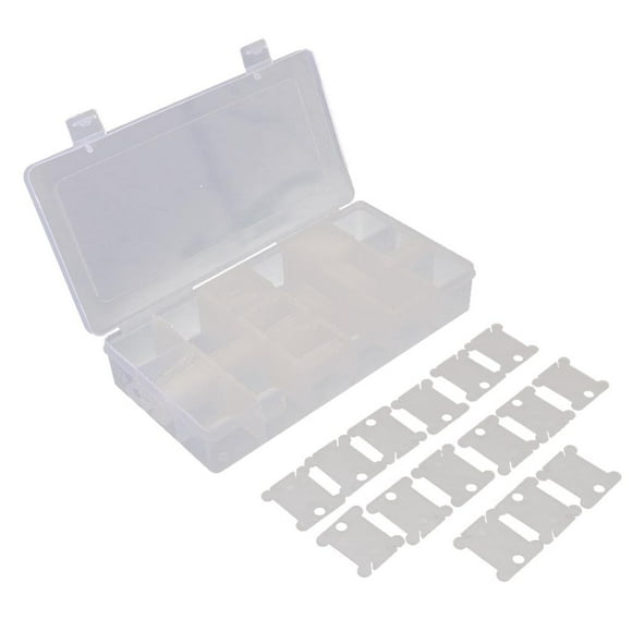 Caja de Almacenamiento de 120x Carrete Bobina de Ropa Adorno Costurero Equipo