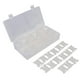 thumbnail image 3 of Caja de almacenamiento para organizador 18 compartimentos + 120 piezas de carrete de plástico BLESIY Caja organizadora de hilo de bordar, 3 of 8