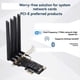 thumbnail image 3 of Adaptador Inalámbrico PCIE Hackintosh BCM94360CD de 1750 Mbps, Banda Dual 2,4 G/5 GHz, Bluetooth 4.0, Compatible con Airdrop Handoff, 3 of 5