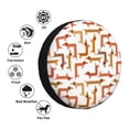 thumbnail image 4 of Sikiie Dachshund Dog PVC Leather Spare Tire Wheel Cover Spare Tire Cover, for Car Truck SUV Camper Trailer Universal Fit(14-17in)-17 inch, 4 of 6