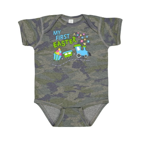 

Inktastic My First Easter Train Gift Baby Boy or Baby Girl Bodysuit