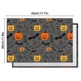 thumbnail image 6 of Halloween Pumpkins and Bats Summer Placemats Table Placemats Set Of 4-Linen Kitchen Washable Placemats Table Mats 11.8"x17.7" Non-Slip Heat Resistant, 6 of 6