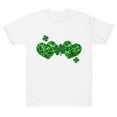 thumbnail image 4 of Ailaofu T-Shirt Amusant à Imprimé de Trèfle pour la Saint-Patrick pour Femmes, T-Shirt d'Été Décontracté à Manches Courtes et Col Rond, 4 of 5
