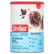 SlimFast Original Meal Replacement Shake Mix, Rich Chocolate Royale, 20.18 Oz, 22 Servings