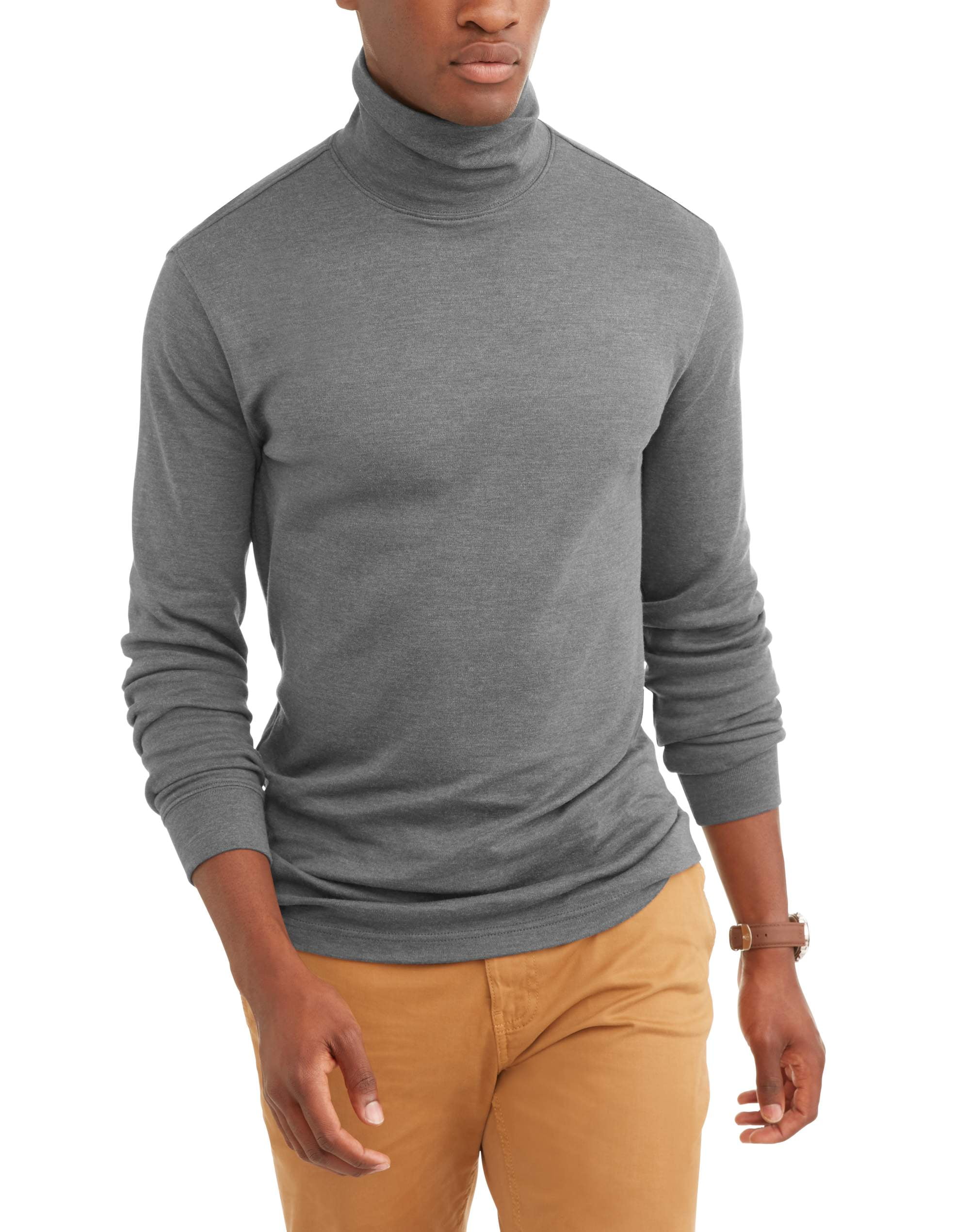 George Men's Long Sleeve Mock Neck, up 