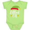 thumbnail image 3 of Inktastic Christmas Littlest Elf Holiday Boys or Girls Baby Bodysuit, 3 of 5