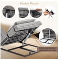 thumbnail image 5 of Electric Adjustable Bed Backrest with Safety Rails - 300 lbs Capacity, 4-68° Lift Range, Machine Washable Cover - Ideal for Elderly, Pregnancy, Patient Care & Mobility Assistance, 5 of 9