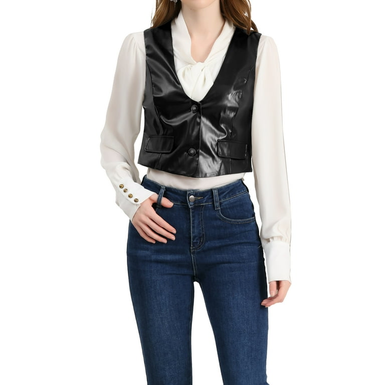 Leather vest clearance walmart