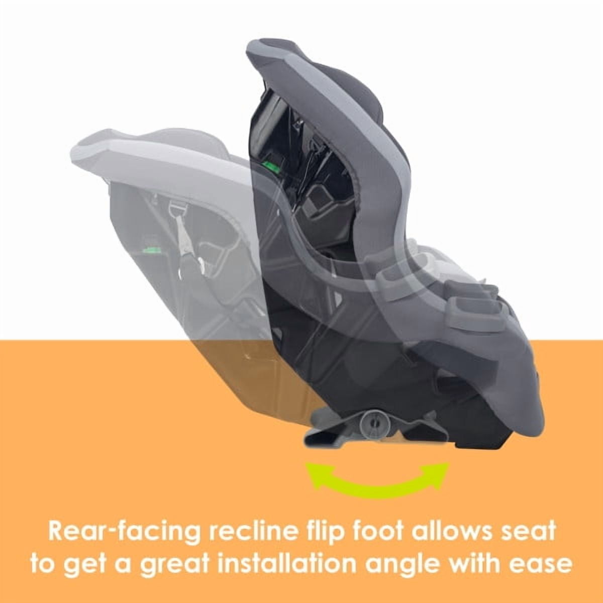 Baby Trend Trooper™ SLIM 3-in-1 Convertible Car Seat with Side Impact Protection, Dash Grey