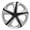 Chrome and Black, variant on Coast To Coast IWC52016SB WHEEL COVER