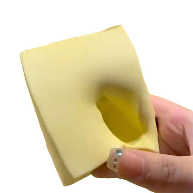 CAIROYAR Juguete para apretar que pellizca los ladrillos de leche para simular el rebote del chocolateღ Lentamente
