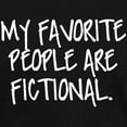 thumbnail image 3 of CafePress - My Favorite People Are Fictional Dark T Shirt - Men's Classic Graphic Cotton T-Shirt, 3 of 4