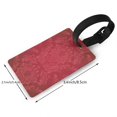 thumbnail image 2 of Sikiie Vintage Burgundy Luggage Tags Privacy Cover ID Label Suitcase Tags Identifiers For School Bags,Suitcases, 2 of 7