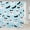 Black White Cyan Blue, variant on Bats Halloween Decoration Gothic Fabric Shower Curtain | Goth Halloween Bats Bath Curtain 72" Wx84 L, Galaxy Stars Moon Silhouette Spooky Dark Shadows Shower Curtains for Bathroom