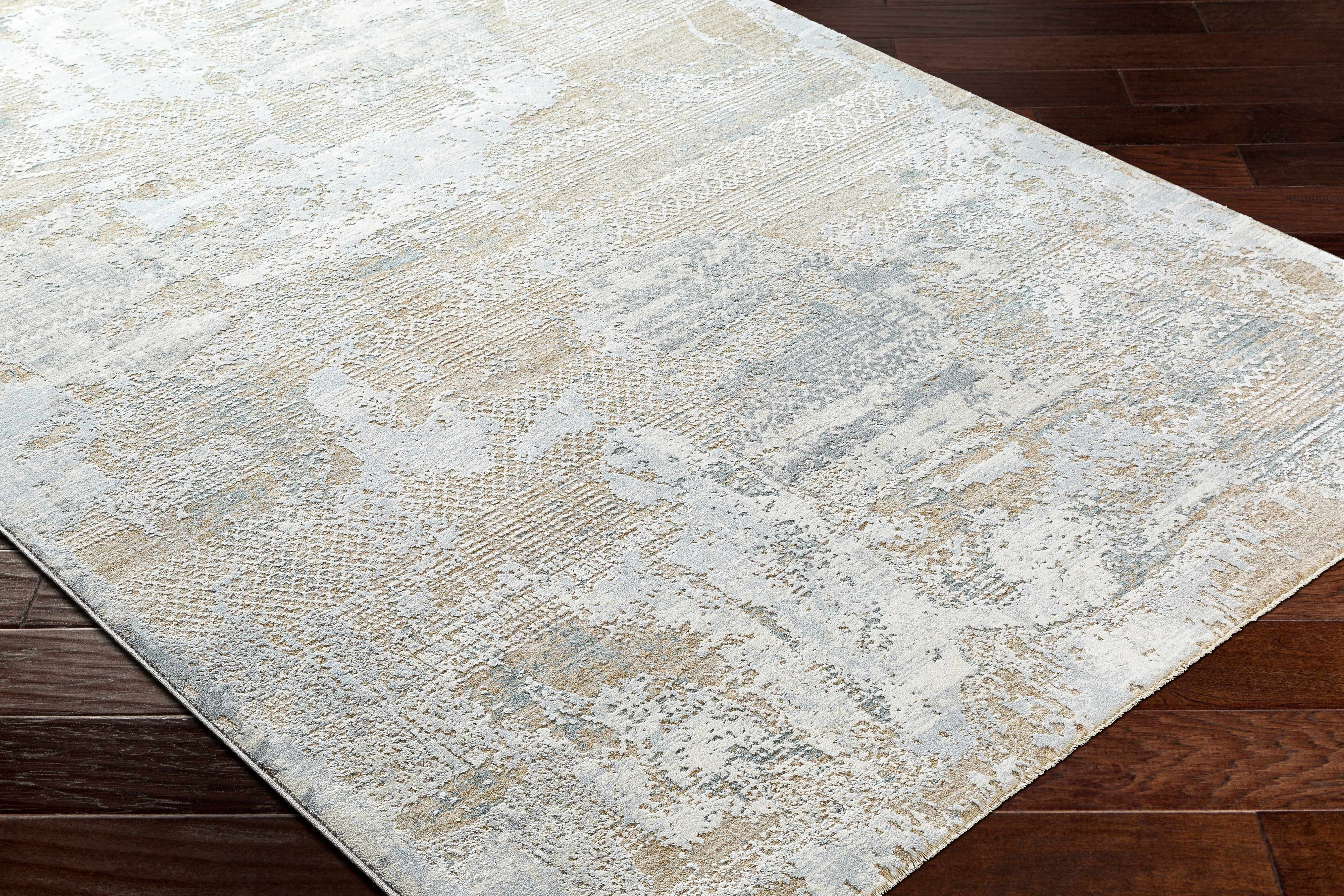 Hauteloom Indah Living Room, Bedroom Area Rug - Gray, Brown - 12' x 15'