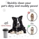 thumbnail image 5 of Limpiador Portátil Dexas Gris Claro Mediano con Tapa para Patas de Perro, 5 of 7