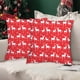 thumbnail image 1 of Teissuly 18x18 Inch Christmas Pillow Covers Set of 2 Christmas Tree Decorative Red Throw Pillows Winter Christmas Decor for Home Couch Teissuly WER202312020181, 1 of 6