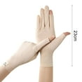 thumbnail image 3 of Fashion Touch Screen Breathable Spring Summer Mittens Thin Gloves Driving Gloves Women Gloves BLACK, 3 of 8