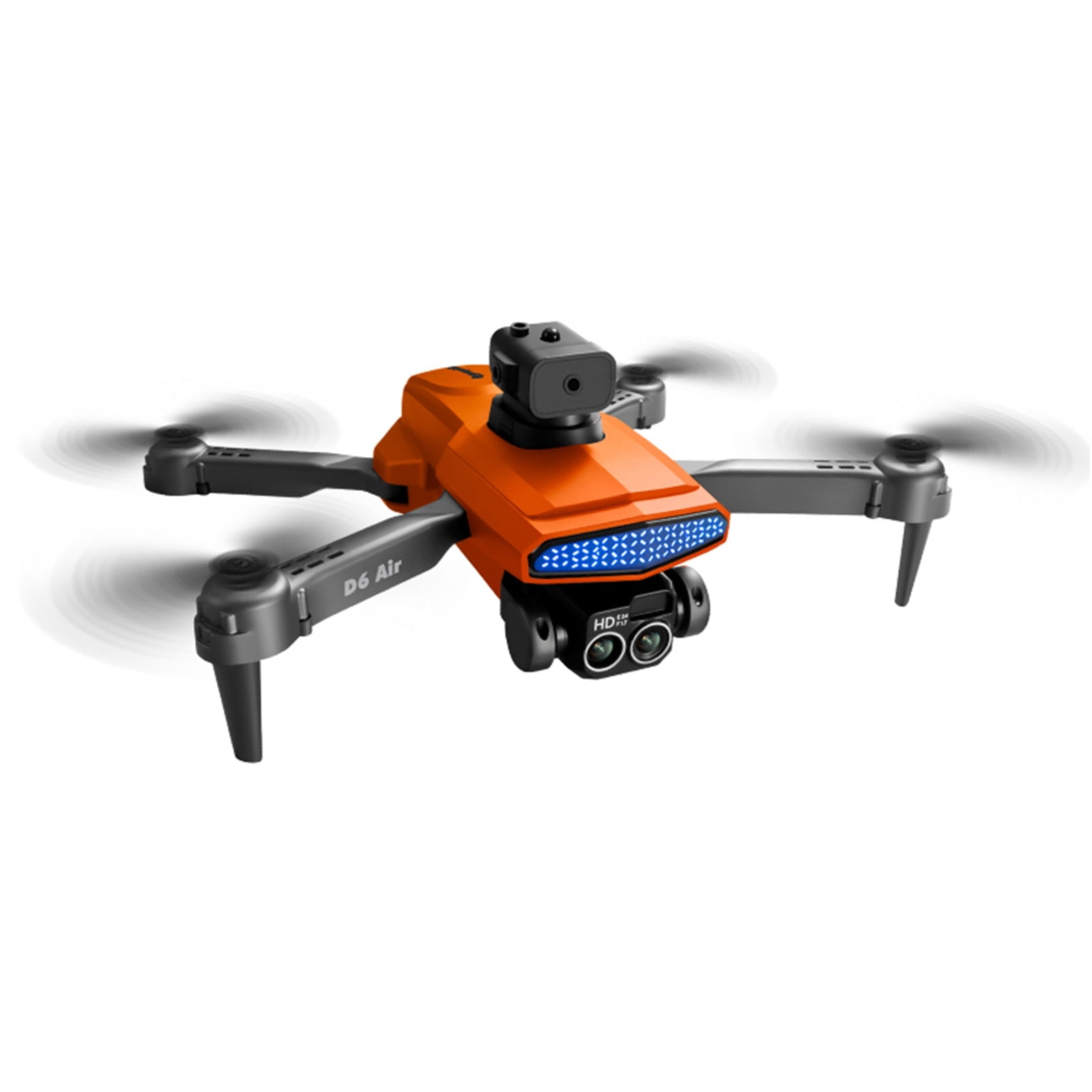 Drone with 4K Camera for Adults and Kids,FPV RC Quadcopter with Optical flow Sensor, Altitude Hold, 1Batteries, Orange