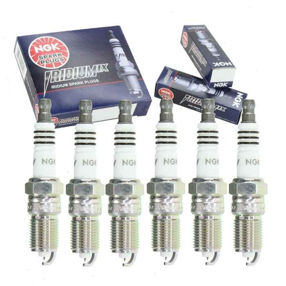 6 pc NGK Iridium IX Spark Plugs compatible with Mazda B3000 3.0L V6 1994-2008