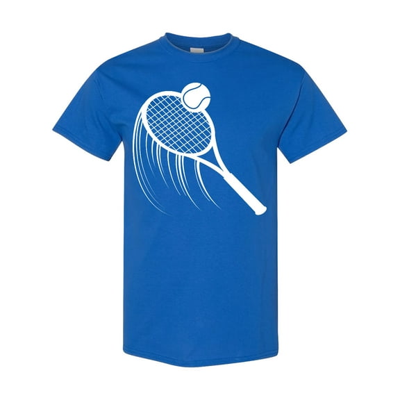 Inktastic Swinging Tennis Racket T-Shirt