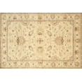 thumbnail image 1 of Ahgly Company Machine Washable Indoor Rectangle Traditional Brown Gold Area Rugs, 6' x 9', 1 of 7