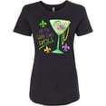 thumbnail image 3 of Inktastic Let the Good Times Roll Mardi Gras Goblet and Beads Women's T-Shirt, 3 of 5