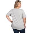 thumbnail image 2 of Women's Plus Size Eeyore Christmas T-Shirt Disney Winnie the Pooh (Size 5X Only), 2 of 4