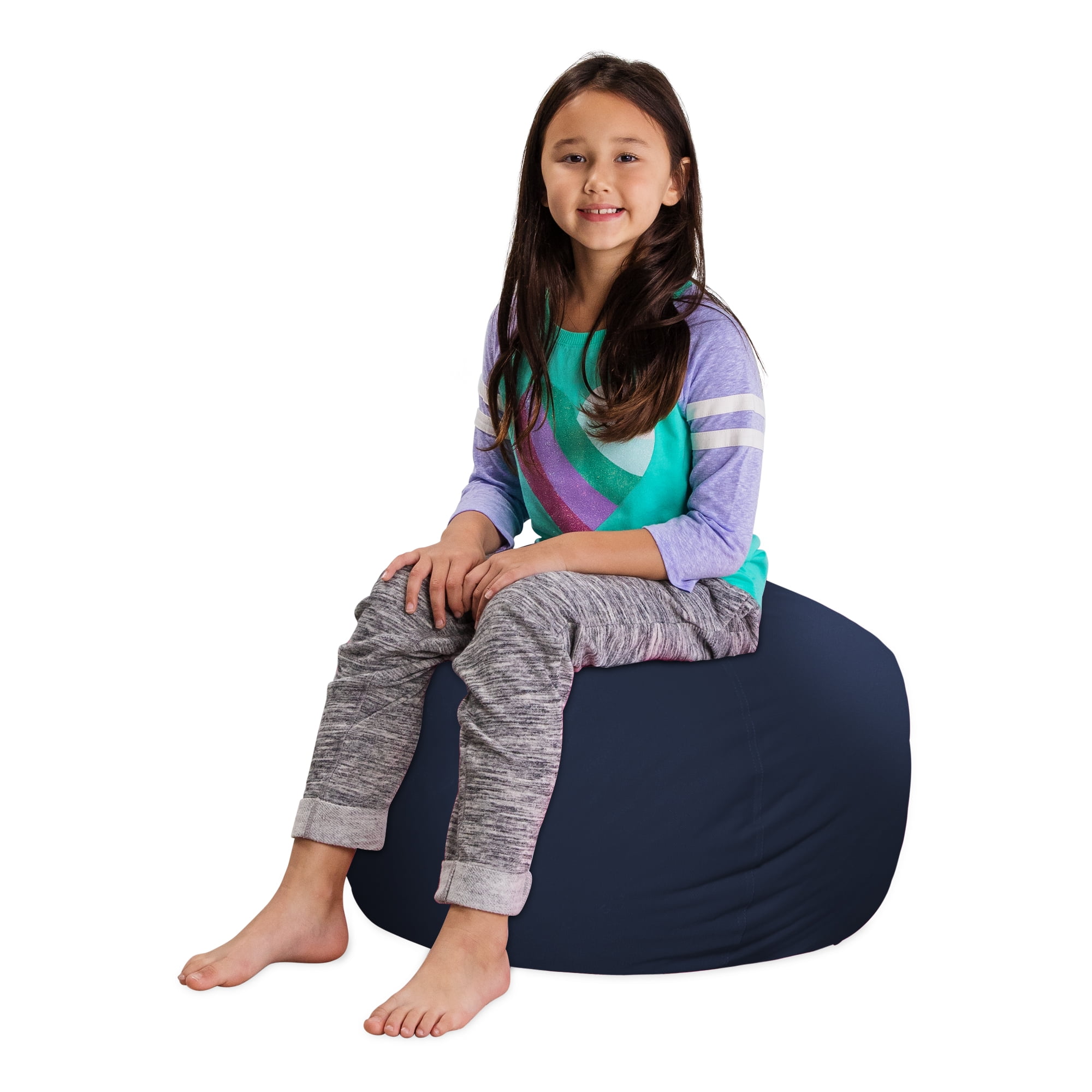 Posh Creations Kids Stuffed Animal Storage Bean Bag Chair Cover