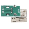 thumbnail image 1 of 10 Uds tipo A hembra USB a DIP 2,54mm placa PCB adaptador convertidor conector, 1 of 7