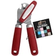 thumbnail image 1 of Abrelatas Manual para Cocina Gorilla Grip Rojo de Acero Inoxidable con Mango Suave para un Giro Fáci, 1 of 9