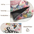 thumbnail image 6 of Spring Gnomes Round Area Rug 4Ft Washable Circle Rugs for Bedroom Dining Room, Farmhhouse Floral Botanical Rustic Non-Slip Carpet Floor Mats Indoor Outdoor Carpet Runner Aesthetic Home Decor, 6 of 8