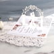 thumbnail image 5 of 100 piezas Tarjeta de invitación de boda dorada con estampado personalizado, bolsillo emergente para novia y novio, invitaciones de compromiso, IC052, 5 of 5