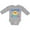 AC-Heather Grey, variant on Florida Time Summer Vacation Boys or Girls Long Sleeve Baby Bodysuit