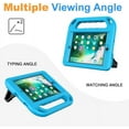 thumbnail image 3 of SUPNICE Kids Case for iPad Mini 1 2 3 - Light Weight Shock Proof Handle Stand Cover Case with Built-in Screen Protector for iPad Mini 1 / iPad Mini 2 / iPad Mini 3 - Blue, 3 of 9