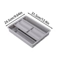thumbnail image 2 of TIELUTT Drawer and Fork Tray Large Capacity Kitchen Tableware Storage Double Layer and Fork Clear Canisters Rice Holder Organization with Lids Pantry Containers Kitchen Containers for Organizing, 2 of 6