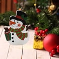 thumbnail image 2 of Discount! Fdelink Desktop Ornament Christmas Wooden Ornaments Santa Claues Christmas Snowman Desktop Ornaments Home Party Wooden Creative Crafts, 2 of 9