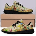 thumbnail image 3 of Parrots Tropical Stave Shoes Sneakers for Women Men Black Size 7.5, 3 of 7