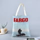 thumbnail image 2 of Fargo Bolso de tela con estampado de lienzo para mujer, bolsa de compras reutilizable y estética, con cremallera interior, regalo para mujer,40*40cm., 2 of 6