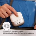 thumbnail image 3 of Panasonic Swipe Right - Afeitadora eléctrica unisex para hombres y mujeres, maquinilla de afeitar On-The-Go con sistema de corte de 3 hojas y carga USB-C, húmeda/seca - ES-CM3A-W, 3 of 5