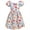 White Ruler, variant on Toddler Kids Girls Back to School Dress Smocked Dress Pencil Print Kindergarten First Day of School Outfit 5-6 Years Pink Letter