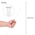 thumbnail image 2 of Uxcell Plastic Rods ABS Styrene Round Stick Round Solid Bar DIY Model for DIY Toys Building Making Architectural Model Making White 1/5" x 10", 2 of 6