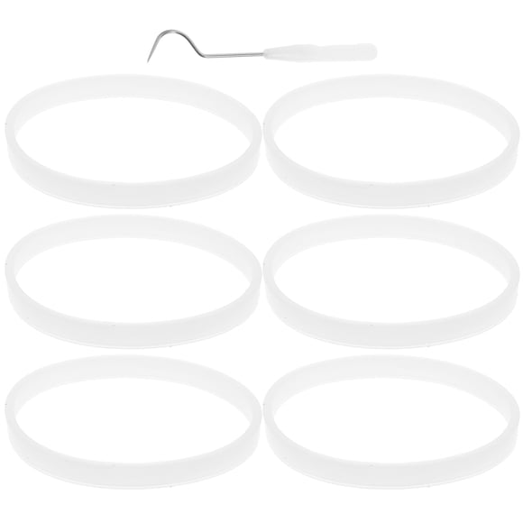 7 juntas de silicona para licuadora, repuesto para equipos de cocina y mecánicos