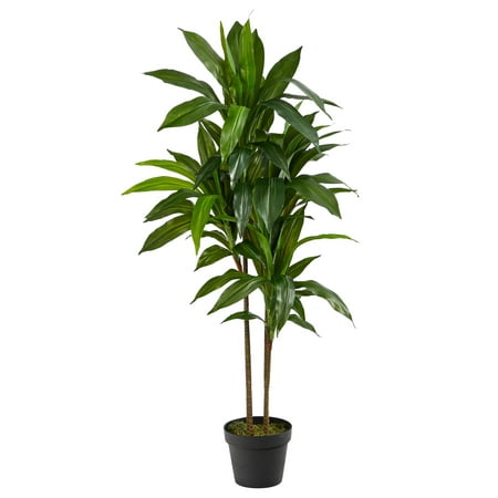 Nearly Natural 43  Real Touch Dracaena Artificial Plant  Green