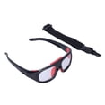 thumbnail image 1 of Basketball Football ExplosionProof Safety Glasses Sports Eye Protective Glasses(Black Red ), 1 of 8