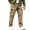 #06 Khaki 【Build Your Weekly Rotation: Stock Up on Everyday Colors】, variant on Men Casual Elastic Waist Pants Trousers Cargo Joggers Straight Leg Drawstring Breathable Lightweight Stretchy Quick Dry Athletic Hiking Work Gym Street Wear Travel | Zenithor,Army Green L