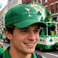 thumbnail image 5 of St. Patrick's Day Hat for Men Women, Funny Adjustable Embroidered Irish Green Leaf Luck Baseball Cap, 5 of 8