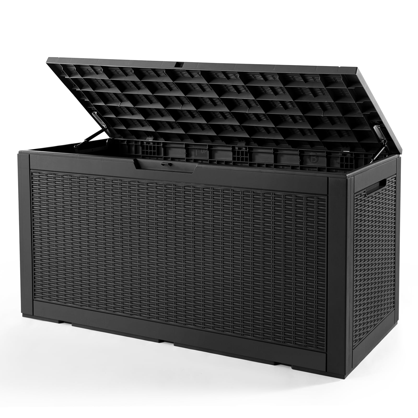 100 Gallon Large Deck Box, Outdoor Storage Box for Patio Furniture