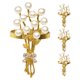 thumbnail image 1 of unbranded 4Ud De Servilleta Dorados Para Decorar En Bodas Y Fiestas, 1 of 8